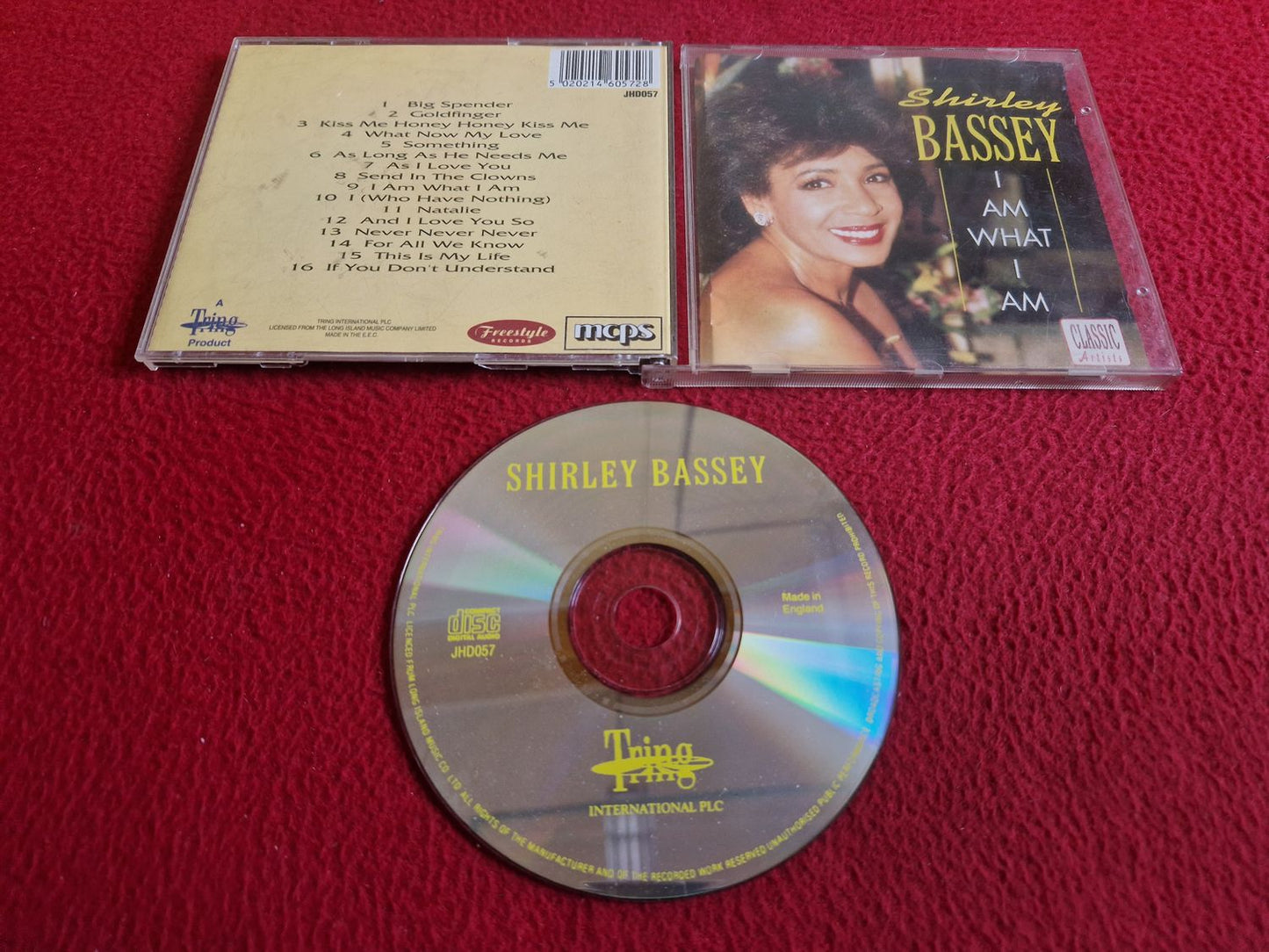 SHIRLEY BASSEY I AM WHAT I AM CD