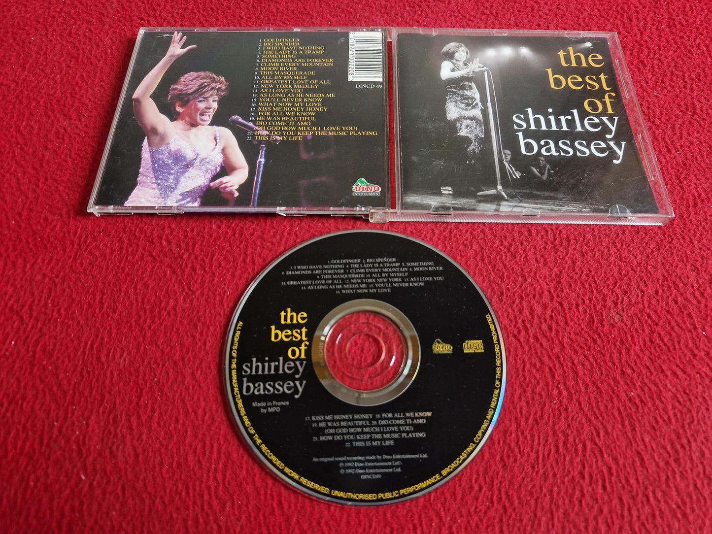 SHIRLEY BASSEY THE BEST OF CD