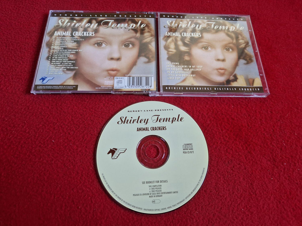 SHIRLEY TEMPLE ANIMAL CRACKERS till CD