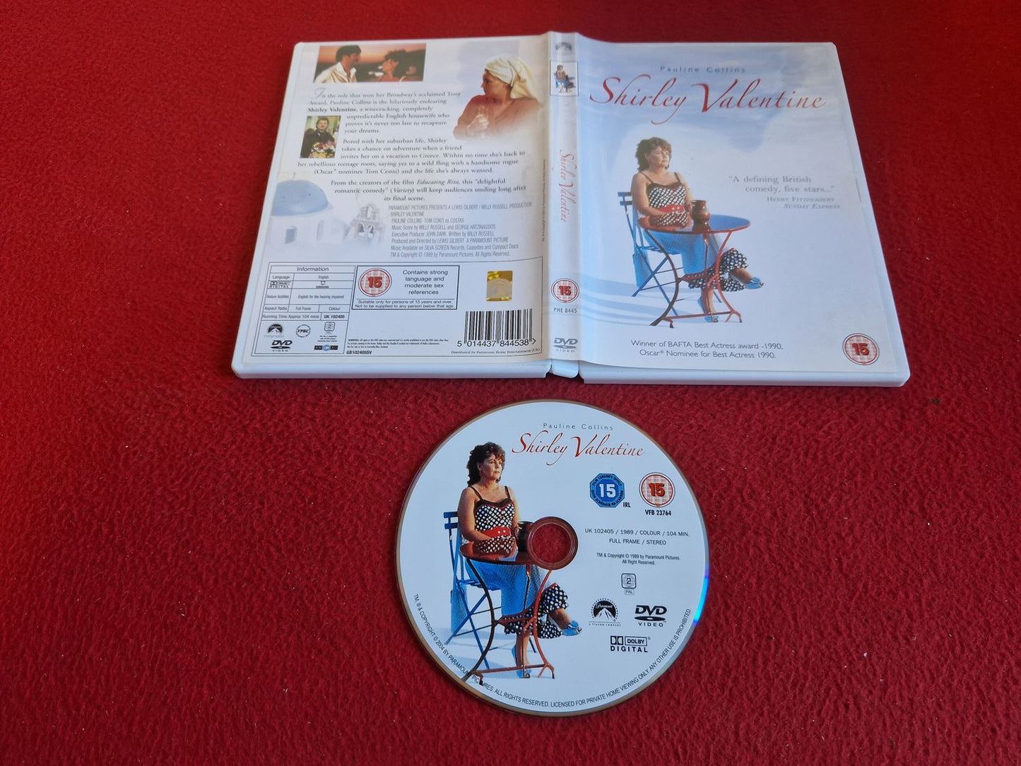 SHIRLEY VALENTINE DVD