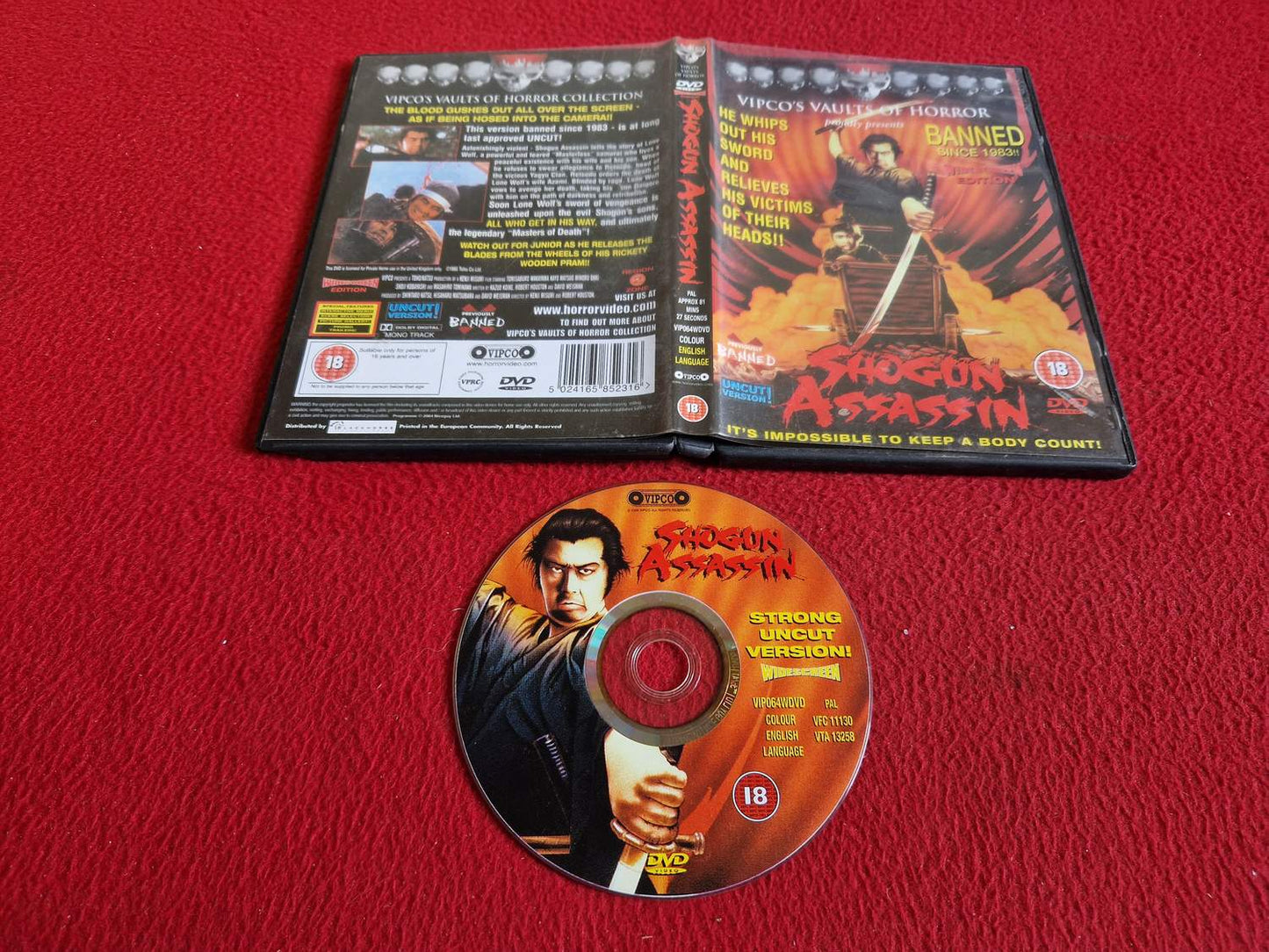 SHOGUN ASSASSIN DVD