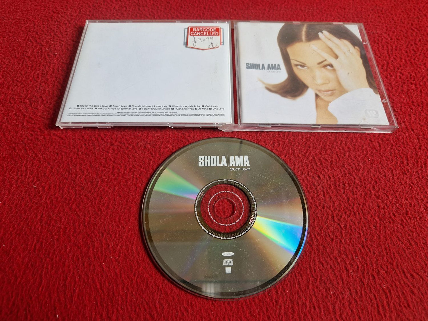 SHOLA AMA MUCH LOVE CD