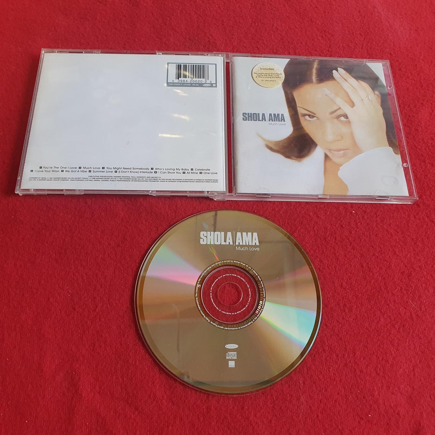 SHOLA AMA MUCH LOVE till CD