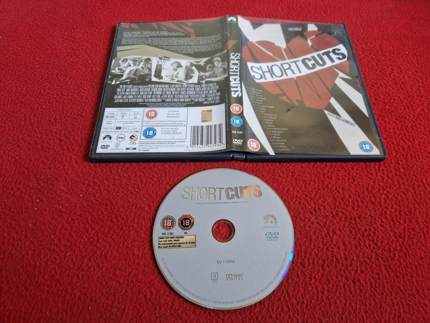 SHORT CUTS DVD