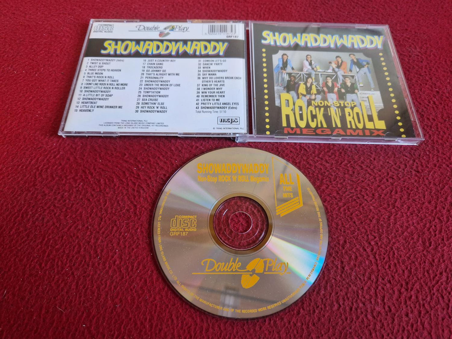 SHOWADDYWADDY NONSTOP ROCK 'N' ROLL MEGAMIX CD