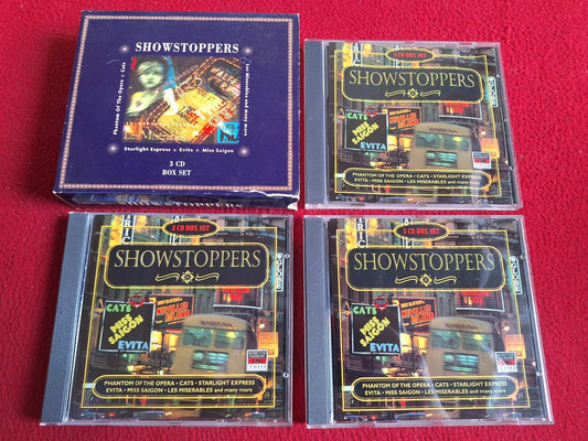 SHOWSTOPPERS - PHANTOM OF THE OPERA / EVITA / LES MISERABLES mfl CD BOX