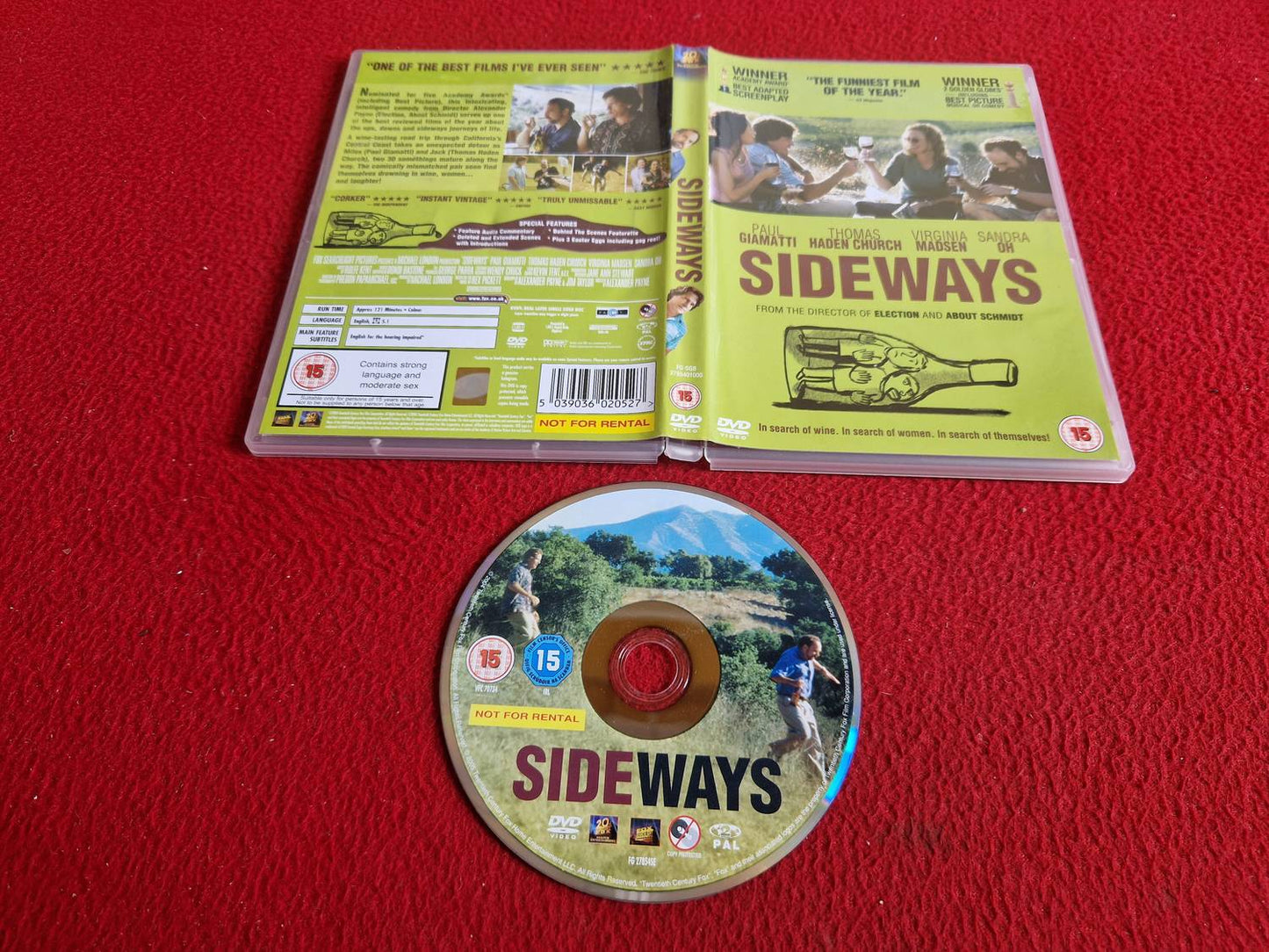 SIDEWAYS DVD