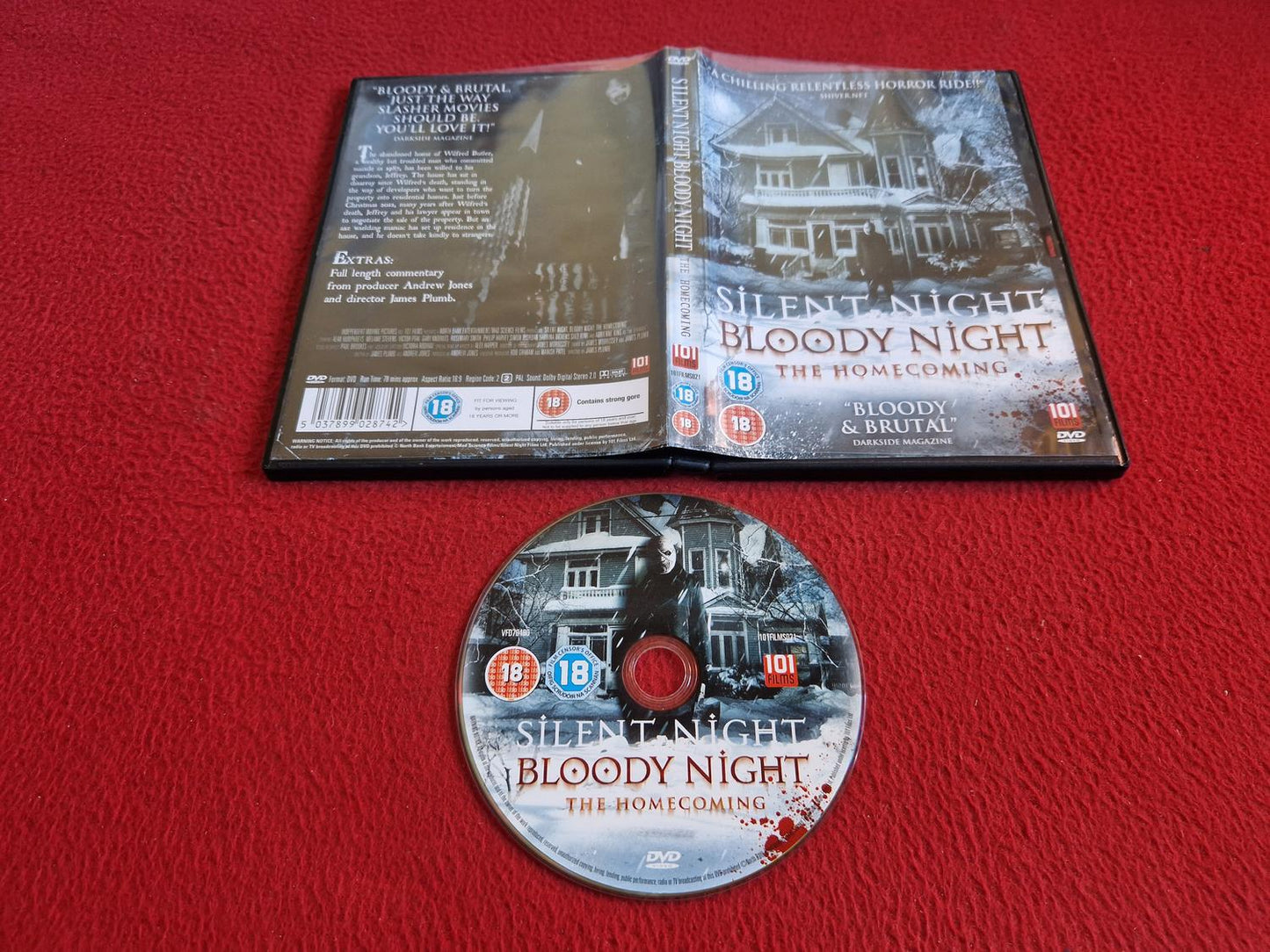 SILENT NIGHT BLOODY NIGHT THE HOMECOMING DVD