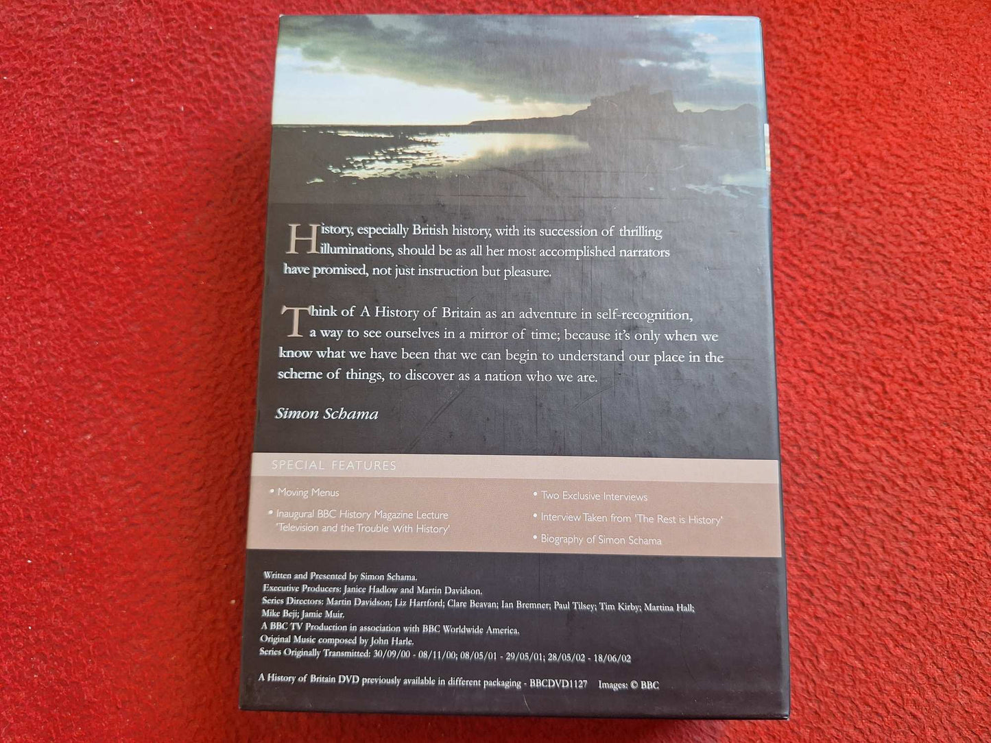 SIMON SCHAMA A HISTORY OF BRITAIN THE COMPLETE SERIES BOX DVD