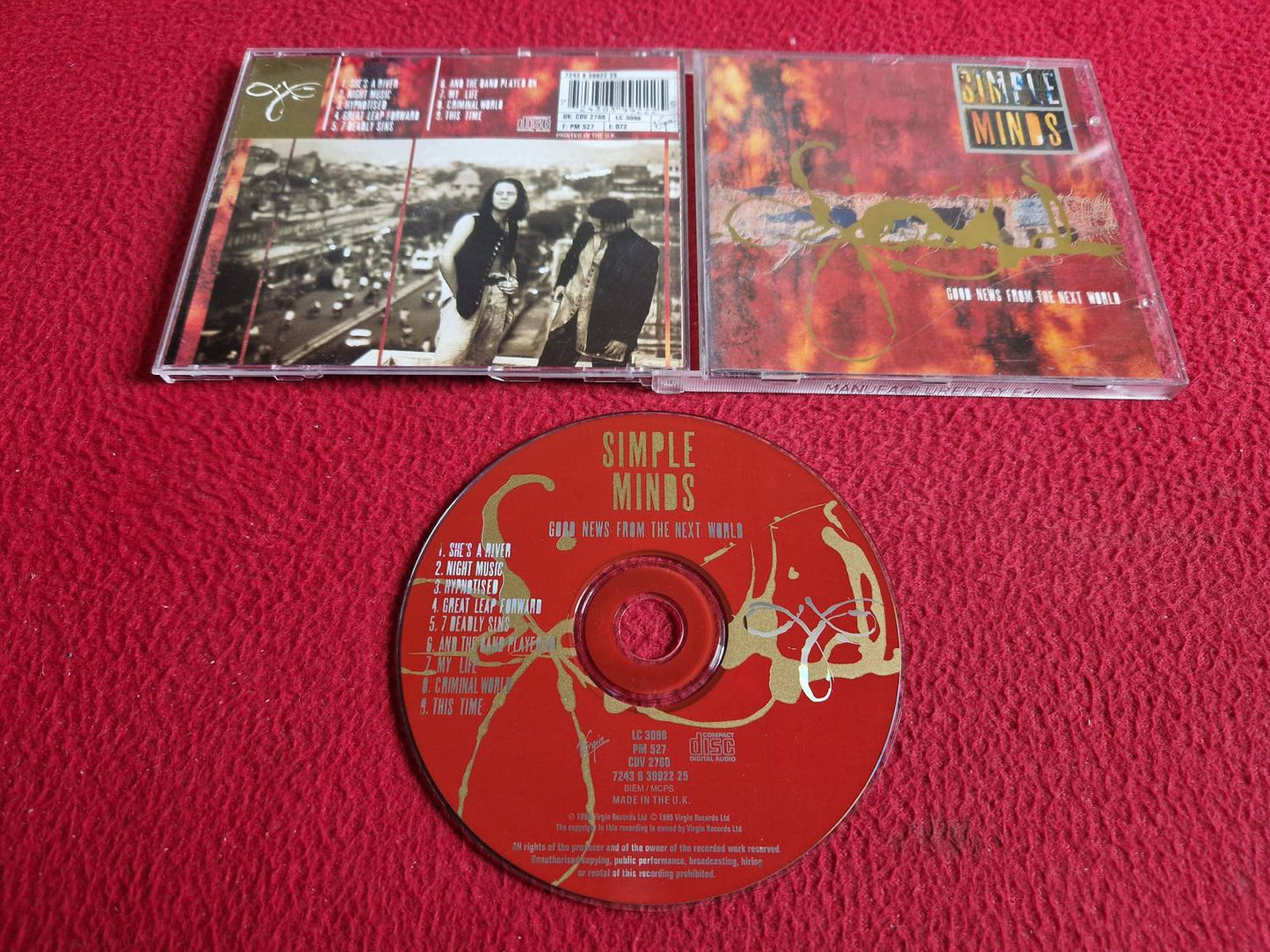 SIMPLE MINDS GOOD NEWS FROM THE NEXT WORLD CD