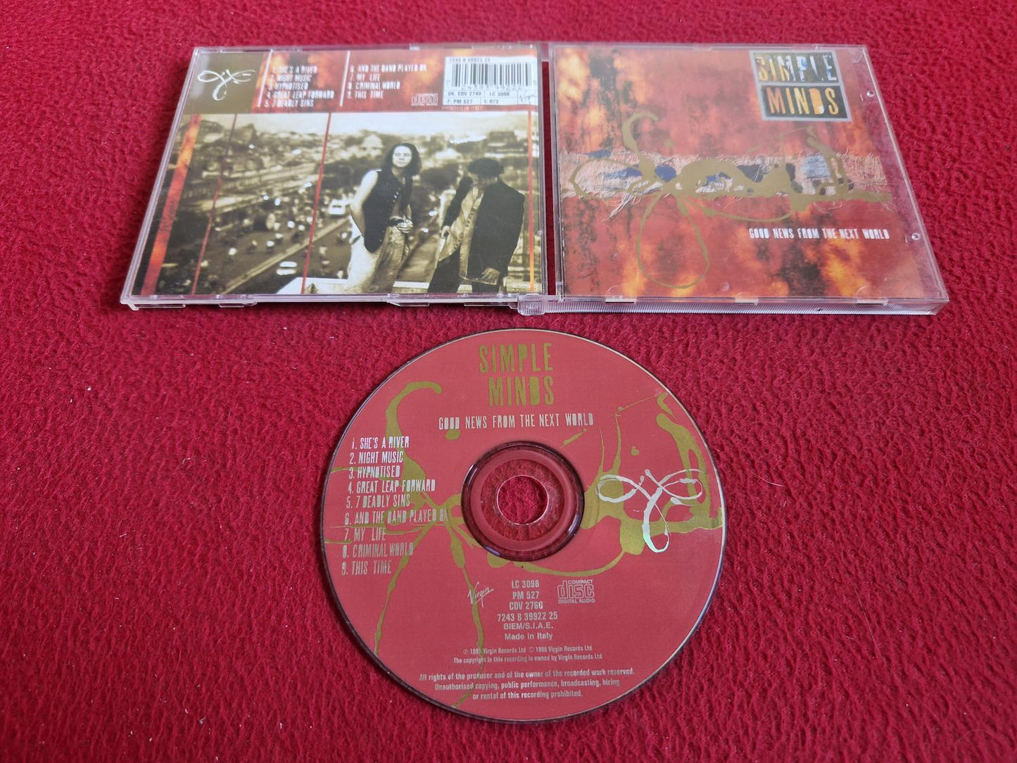 SIMPLE MINDS GOOD NEWS FROM THE NEXT WORLD CD