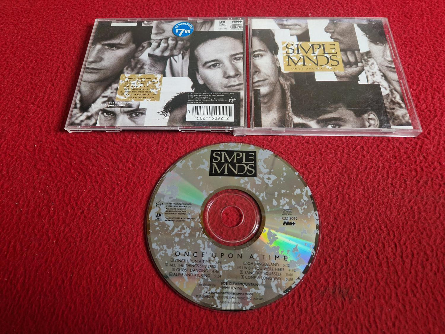 SIMPLE MINDS ONCE UPON A TIME CD