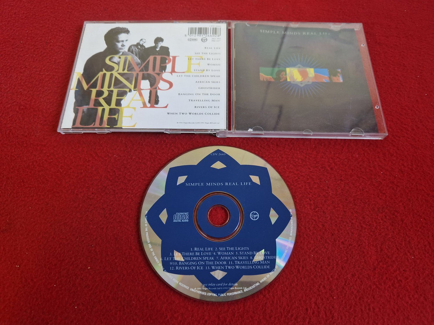 SIMPLE MINDS REAL LIFE till CD