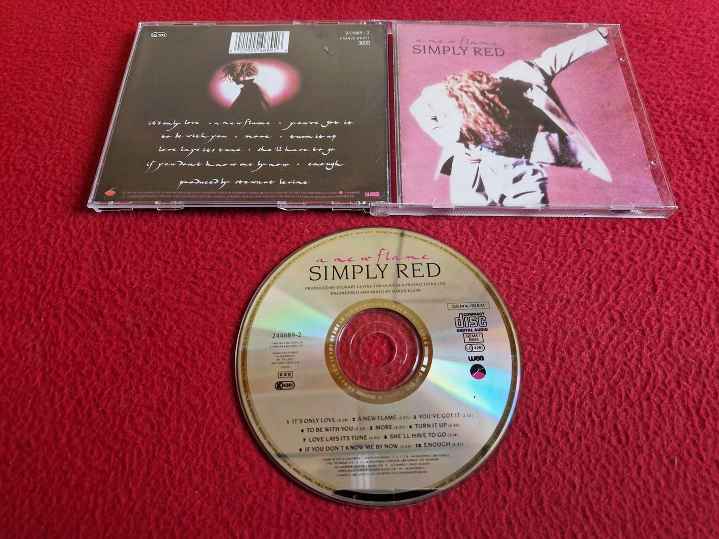 SIMPLY RED A NEW FLAME CD