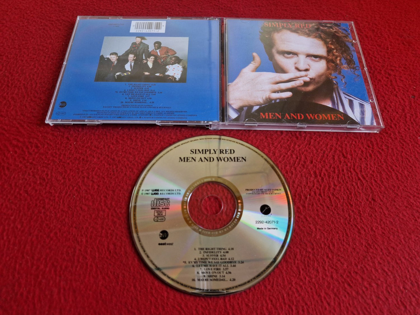 SIMPLY RED MEN AND WOMEN CD