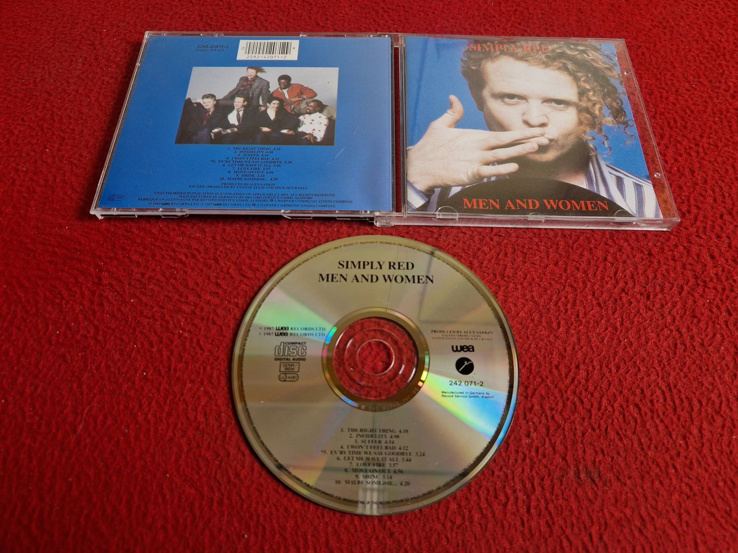 SIMPLY RED MEN AND WOMEN CD