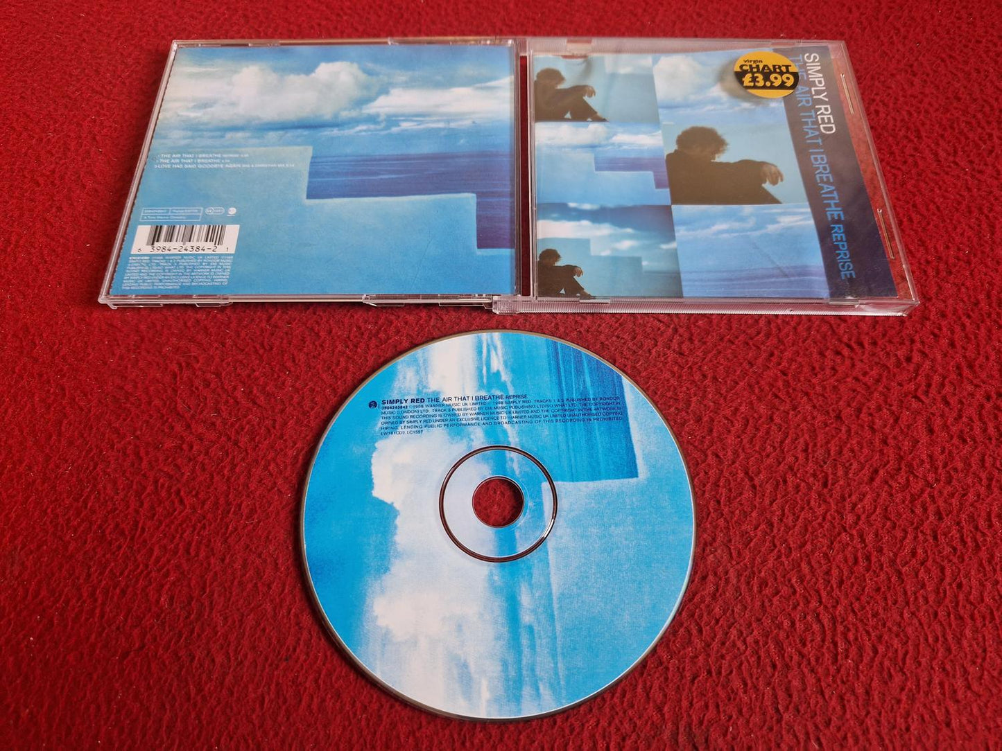 SIMPLY RED THE AIR THAT I BREATHE REPRISE CD
