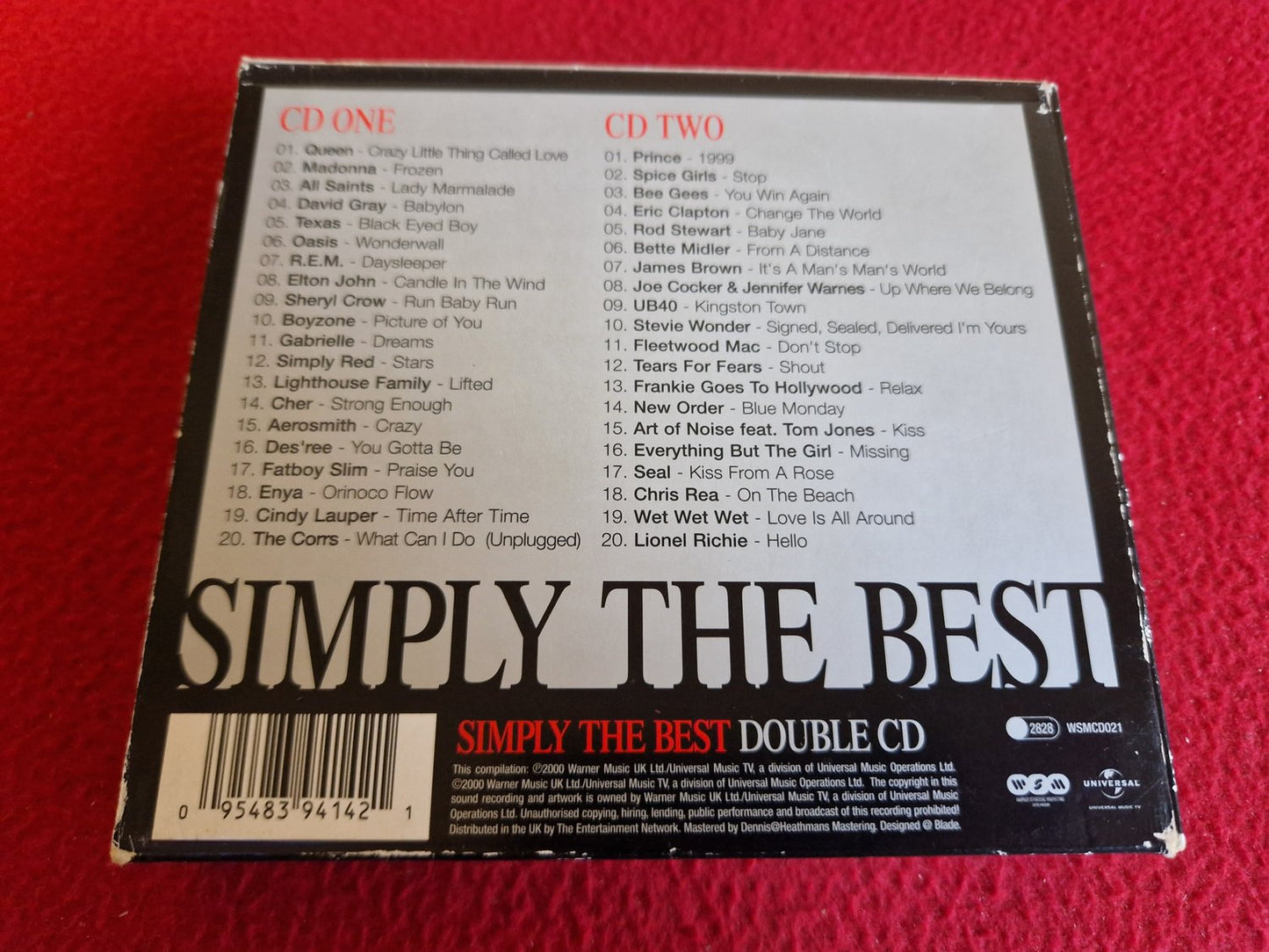 SIMPLY THE BEST CD BOX