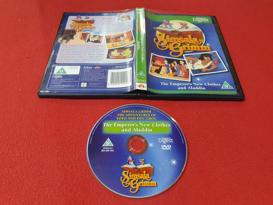 SIMSALA GRIMM THE EMPERORS NEW CLOTHES / ALADDIN till DVD