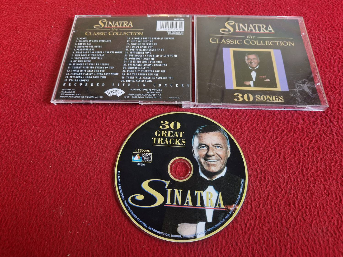 SINATRA THE CLASSIC COLLECTION 30 SONGS CD