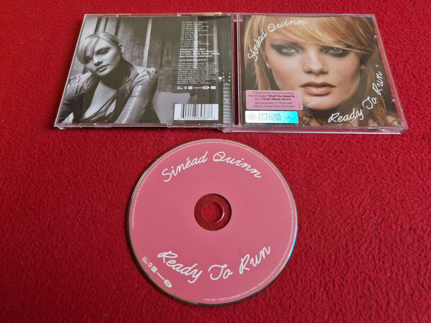 SINEAD QUINN READY TO RUN CD