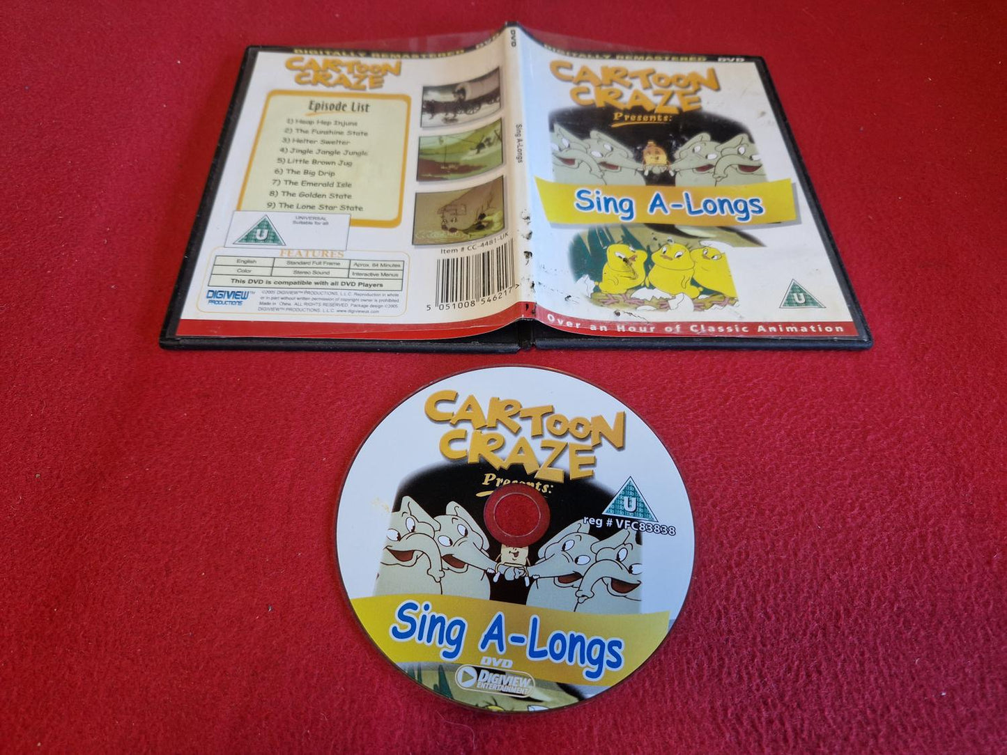 SING A-LONGS [ CARTOON CRAZE ] till DVD