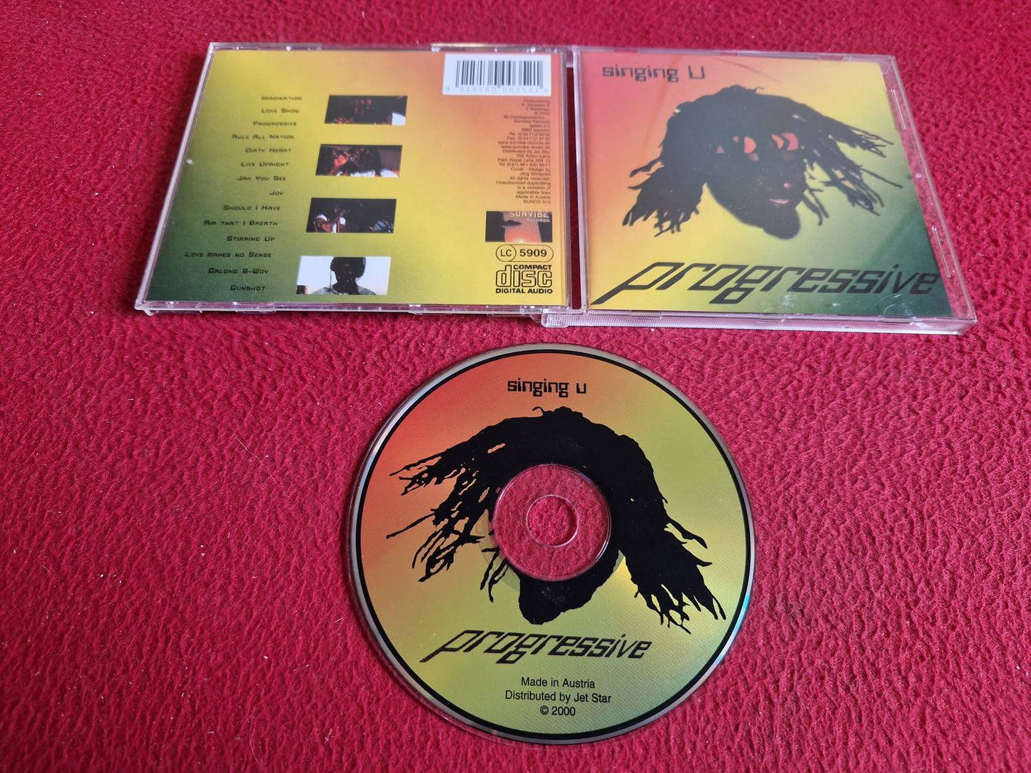 SINGING U PROGRESSIVE CD