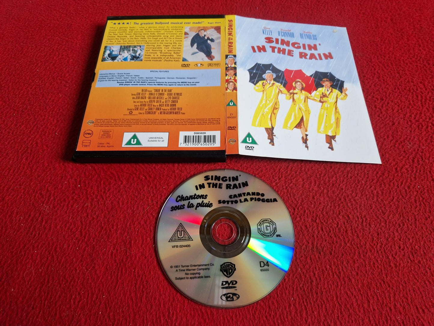 SINGIN' IN THE RAIN [ SNAPCASE ] DVD
