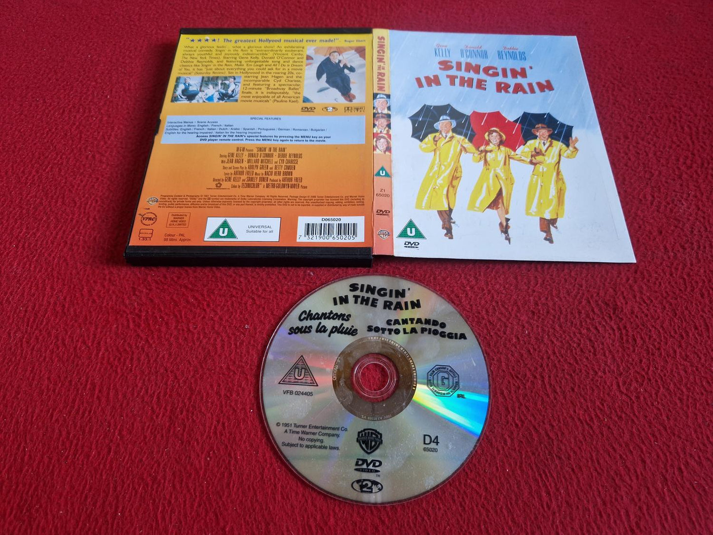 SINGIN' IN THE RAIN [SNAPCASE] DVD