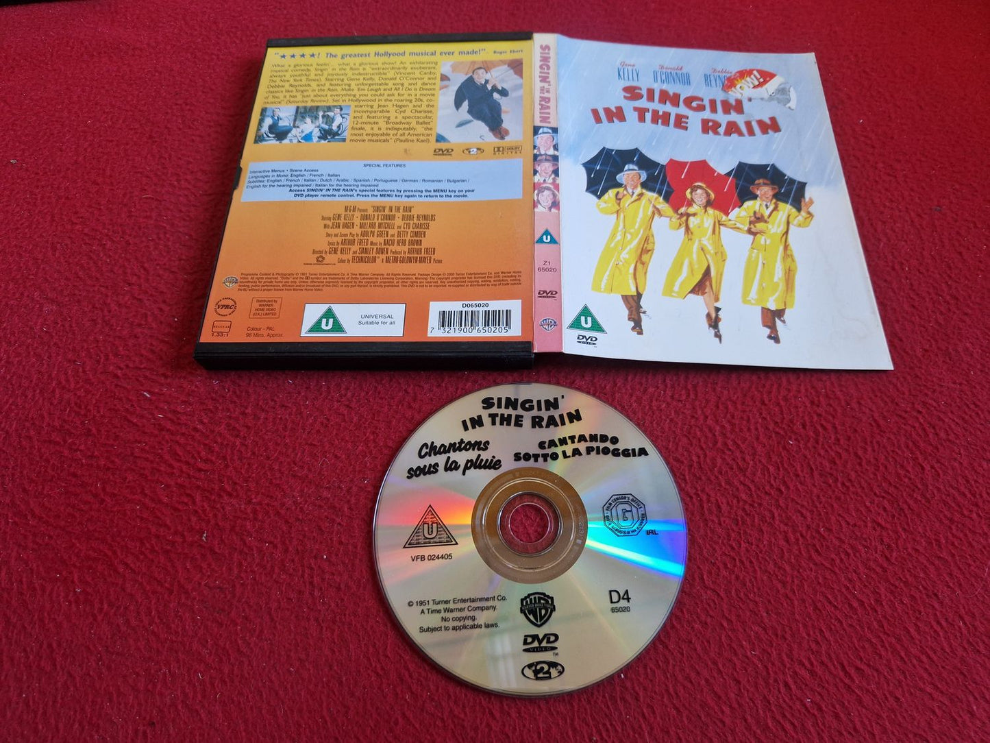 SINGIN' IN THE RAIN [SNAPCASE] DVD