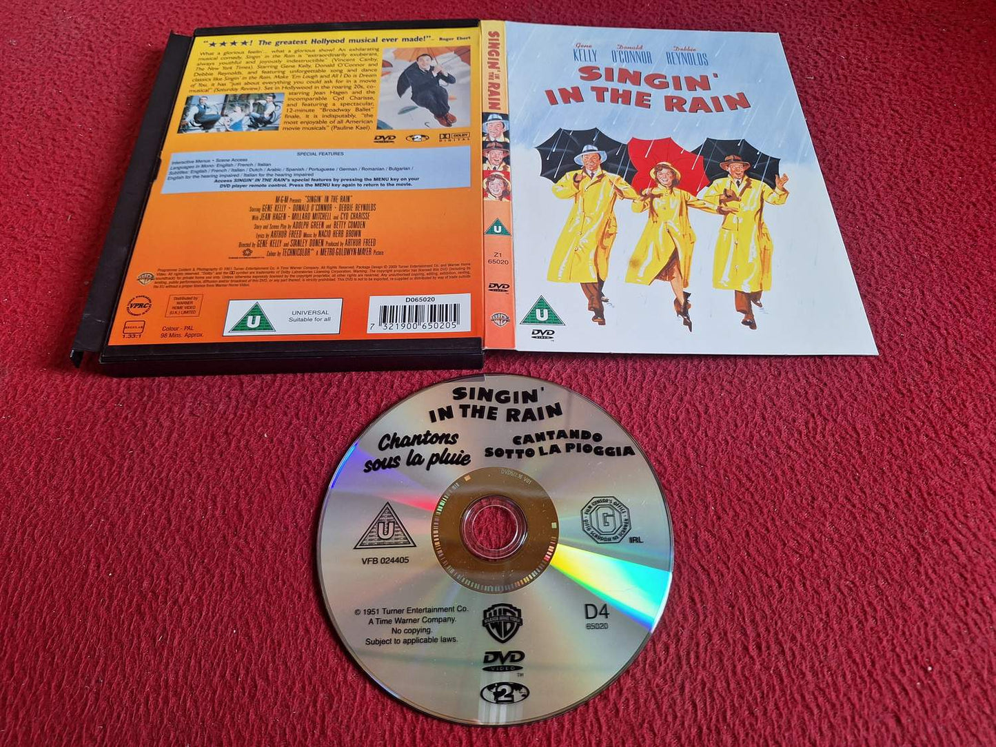 SINGIN' IN THE RAIN [ SNAPCASE ] DVD