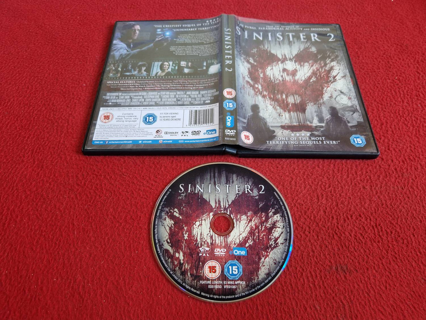 SINISTER 2 DVD