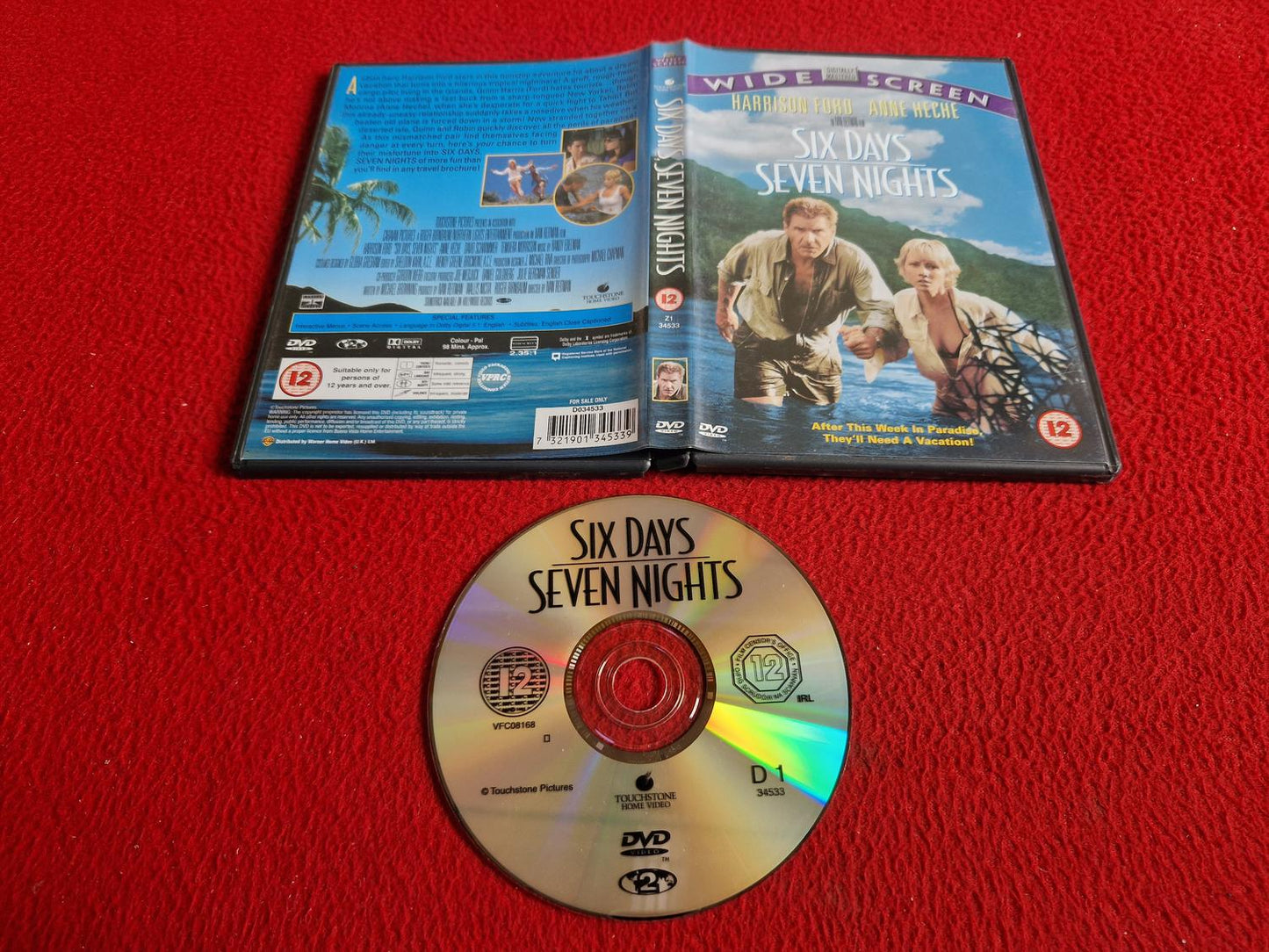 SIX DAYS SEVEN NIGHTS DVD