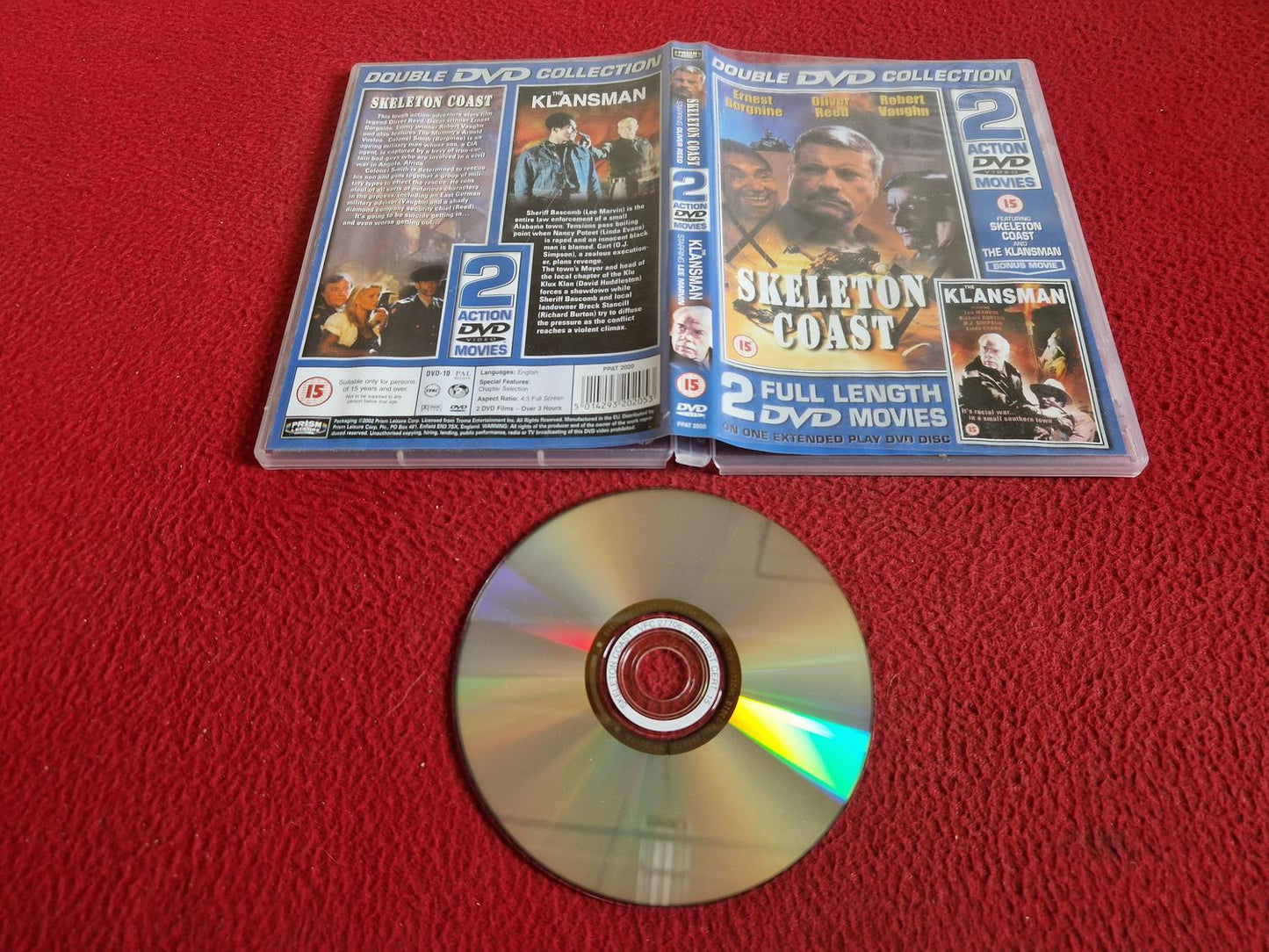 SKELETON COAST / THE KLANSMAN DVD