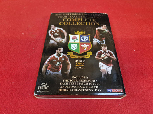 SKY SPORTS BRITISH & IRISH LIONS TOUR TO AUSTRALIA 2013 COMPLETE COLL. BOX DVD