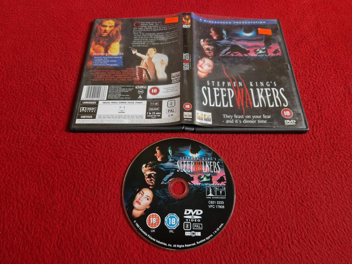 SLEEPWALKERS [ SVENSK TEXT ] [ STEPHEN KING ] DVD