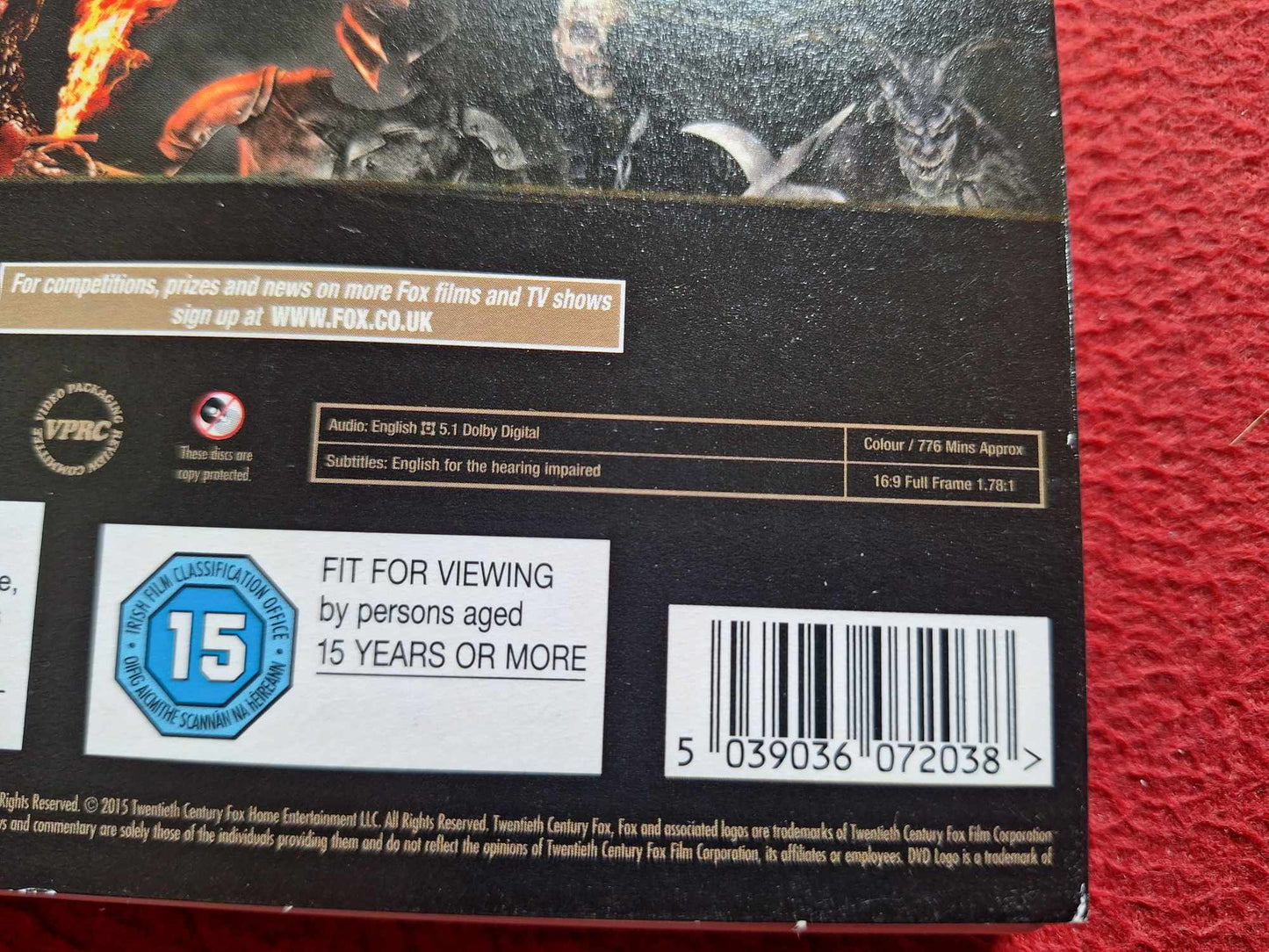 SLEEPY HOLLOW SEASON 2 BOX DVD