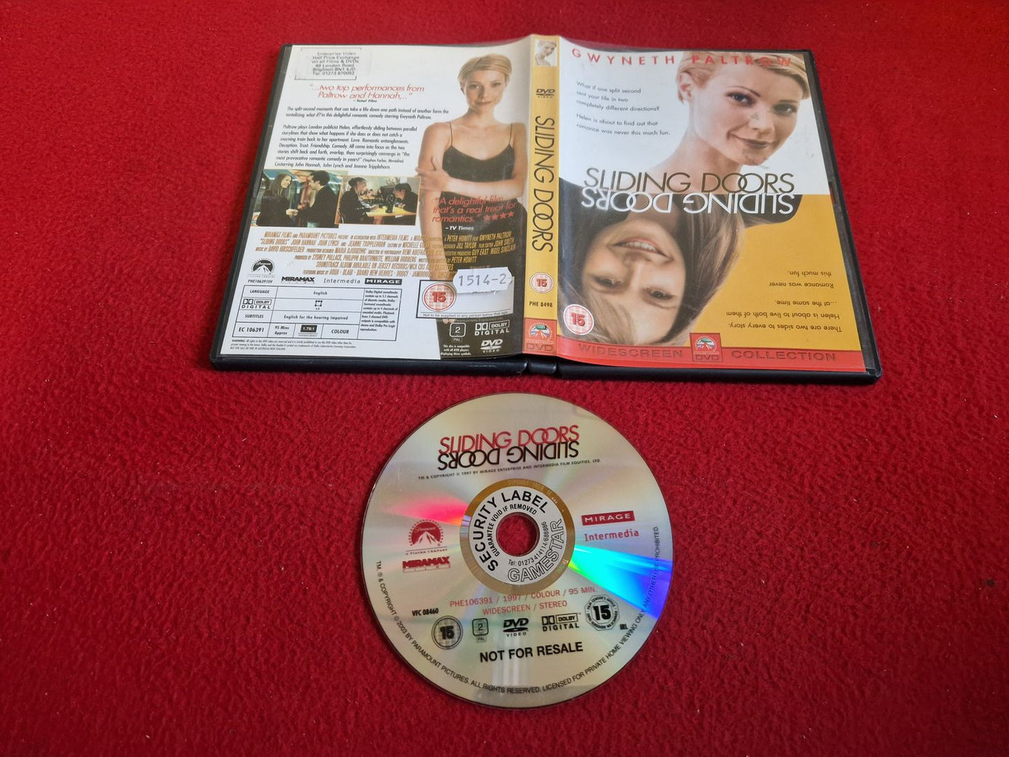 SLIDING DOORS DVD