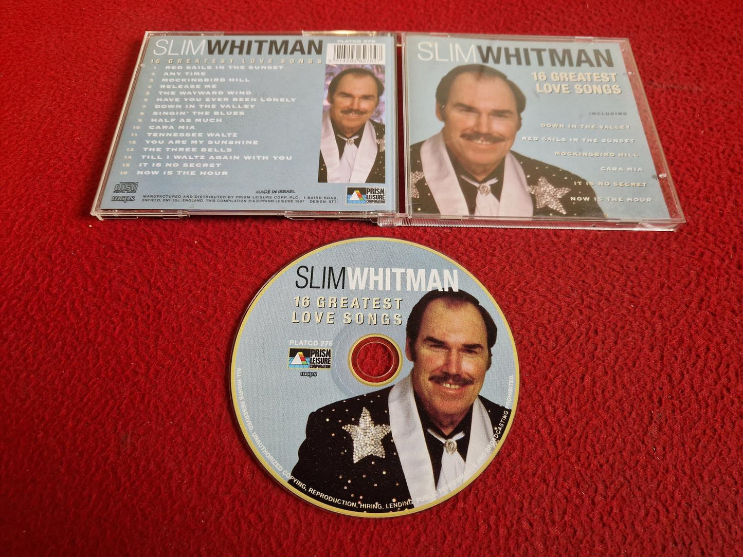 SLIM WHITMAN 16 GREATEST LOVE SONGS CD