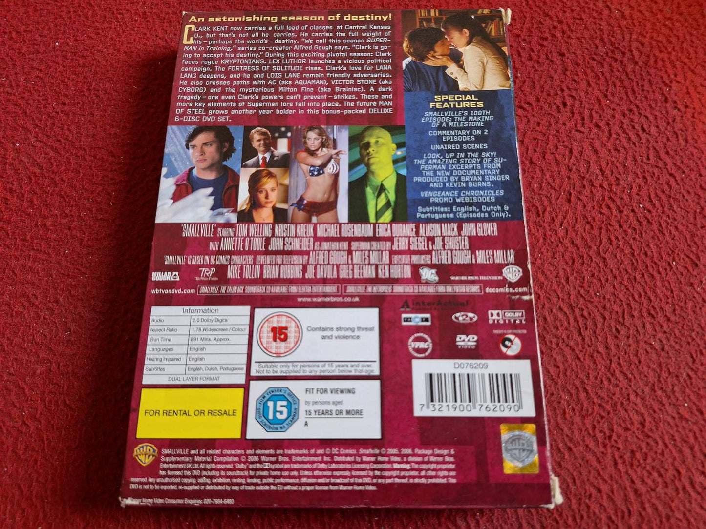 SMALLVILLE SEASON 5 BOX DVD