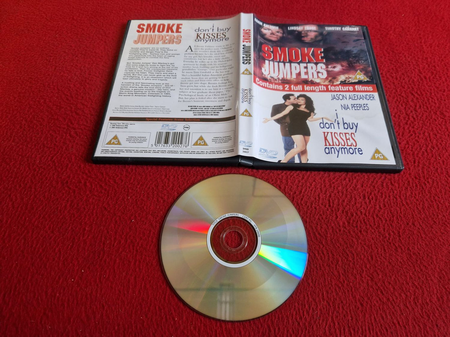 SMOKE JUMPERS / I DON'T BUY KISSES ANYMORE DVD