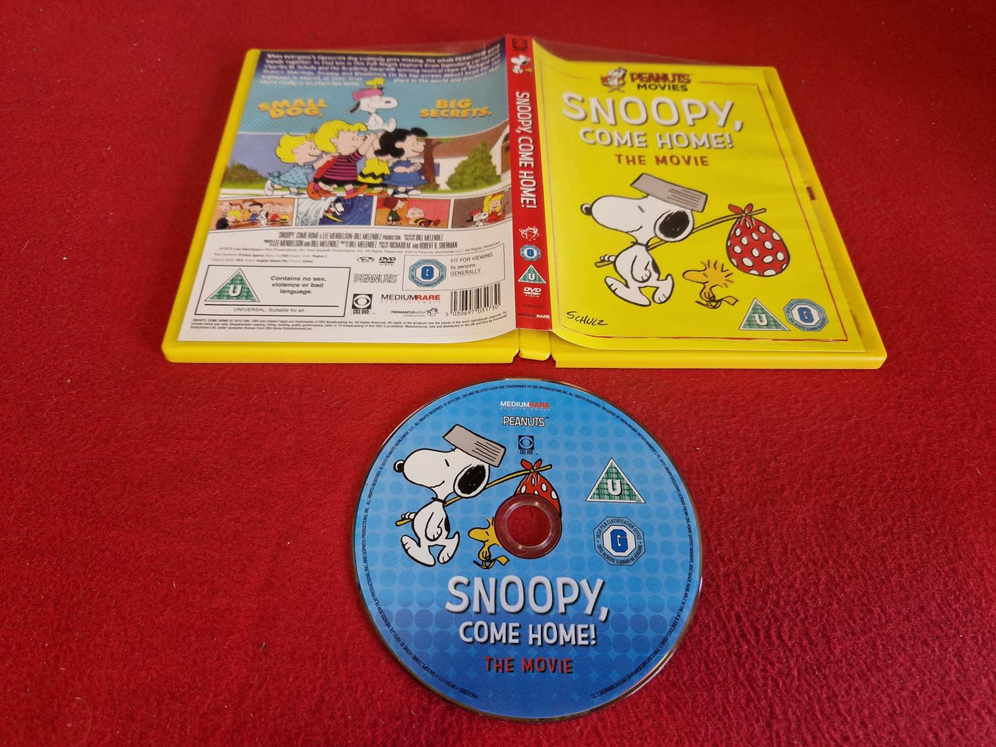 SNOOPY COME HOME till DVD