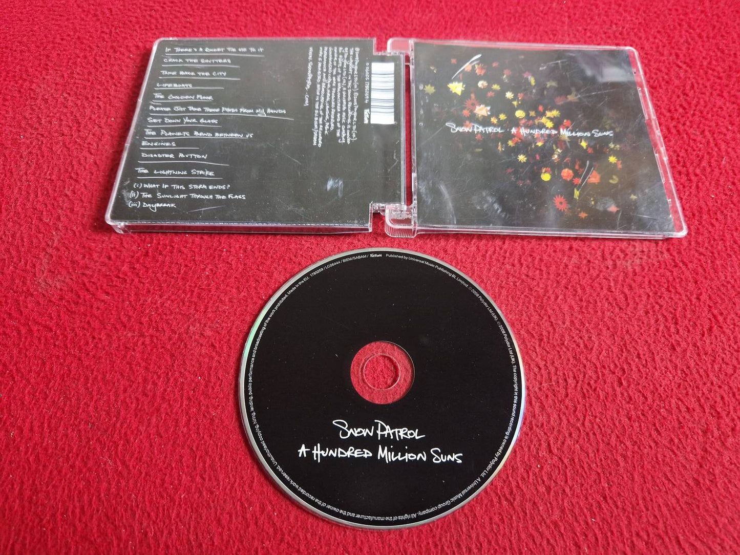 SNOW PATROL A HUNDRED MILLION SUNS CD