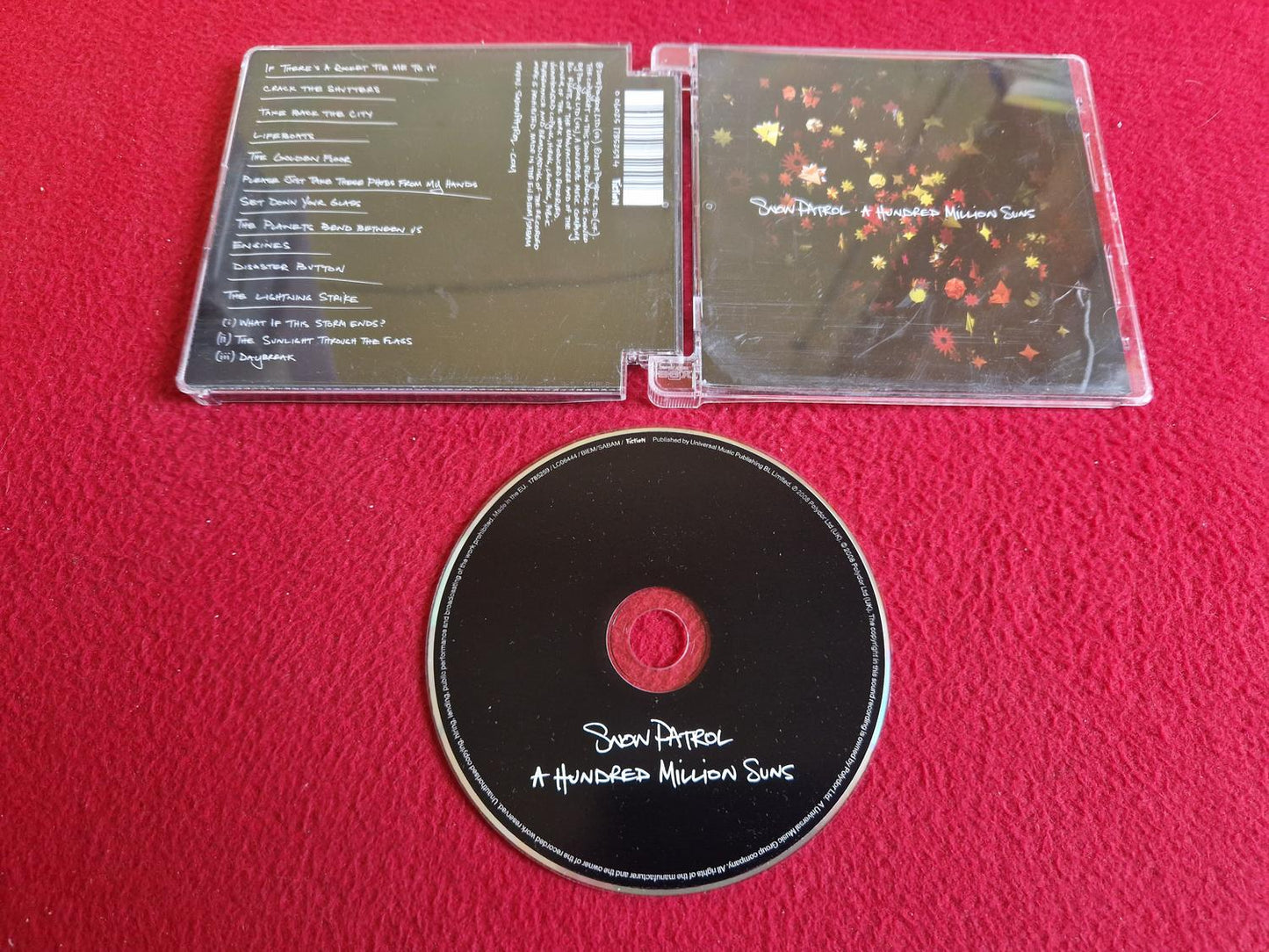 SNOW PATROL A HUNDRED MILLION SUNS CD