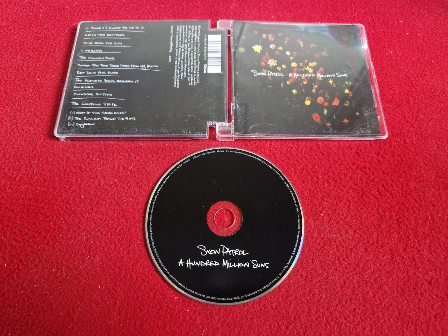 SNOW PATROL A HUNDRED MILLION SUNS CD