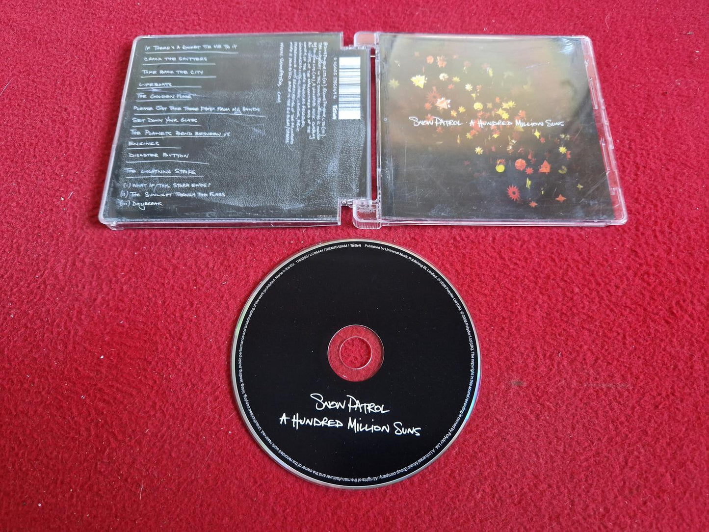 SNOW PATROL A HUNDRED MILLION SUNS till CD