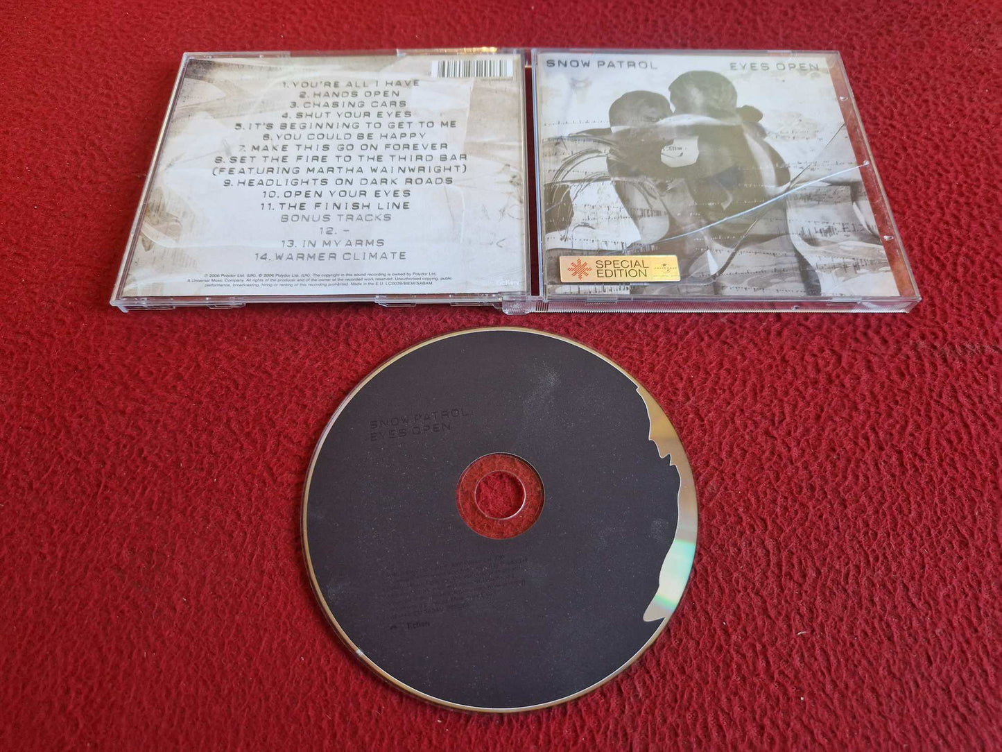 SNOW PATROL EYES OPEN CD