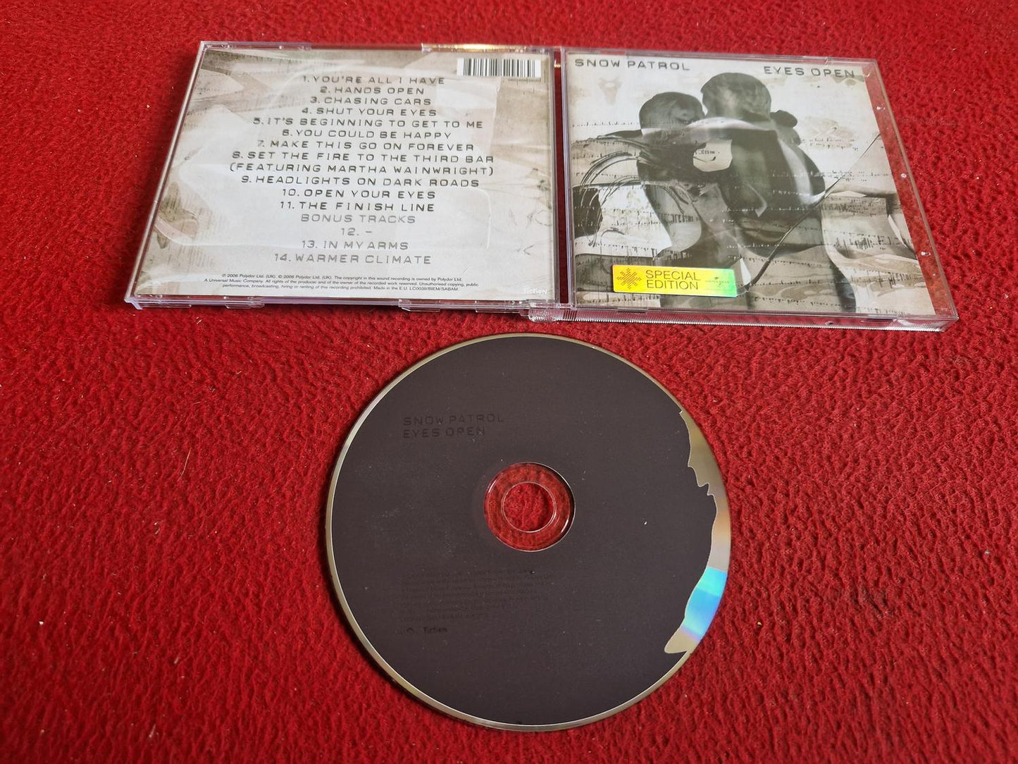 SNOW PATROL EYES OPEN CD