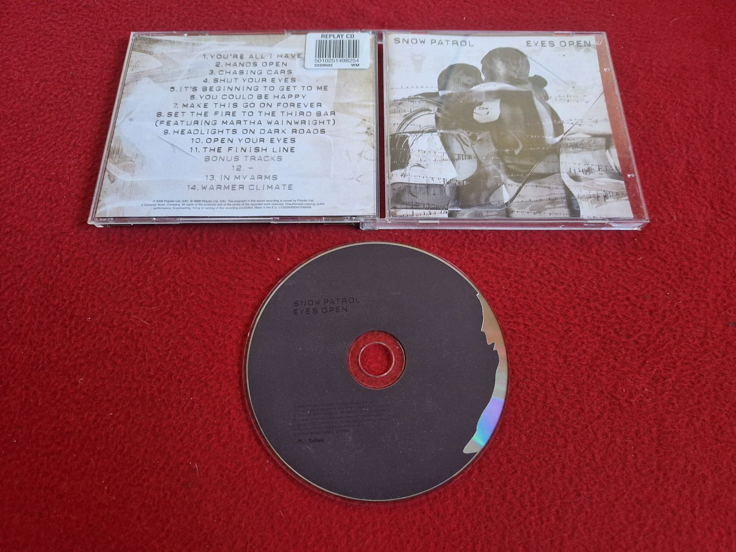 SNOW PATROL EYES OPEN CD
