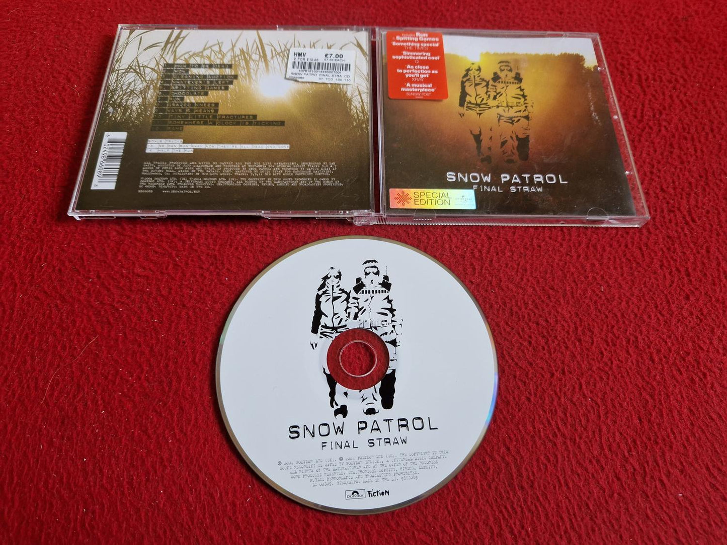 SNOW PATROL FINAL STRAW CD